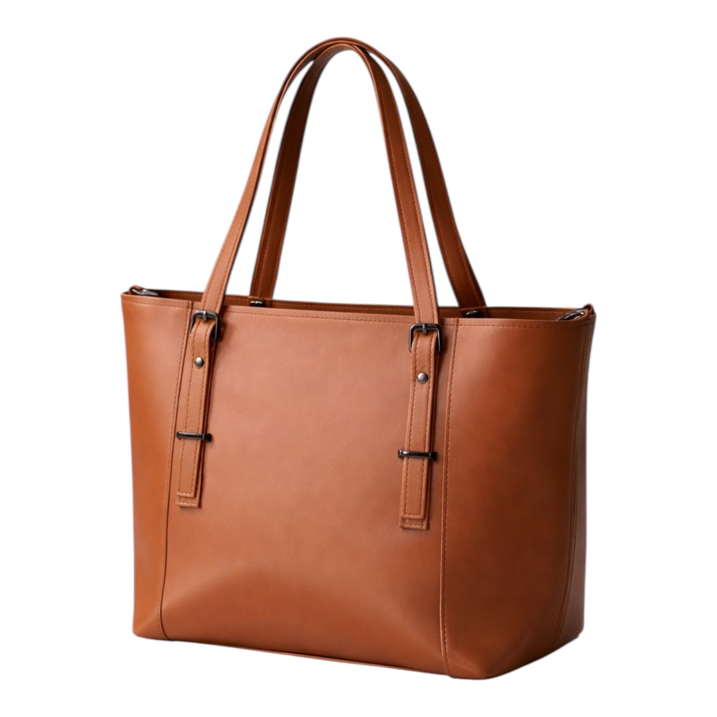 Cognac Tote Brown